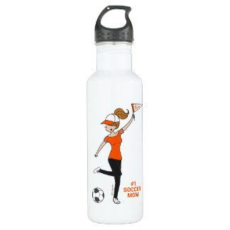 Personalised Avatar #1 Soccer Fan 710 Ml Water Bottle