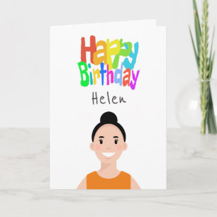Personalised Avatar Birthday Card