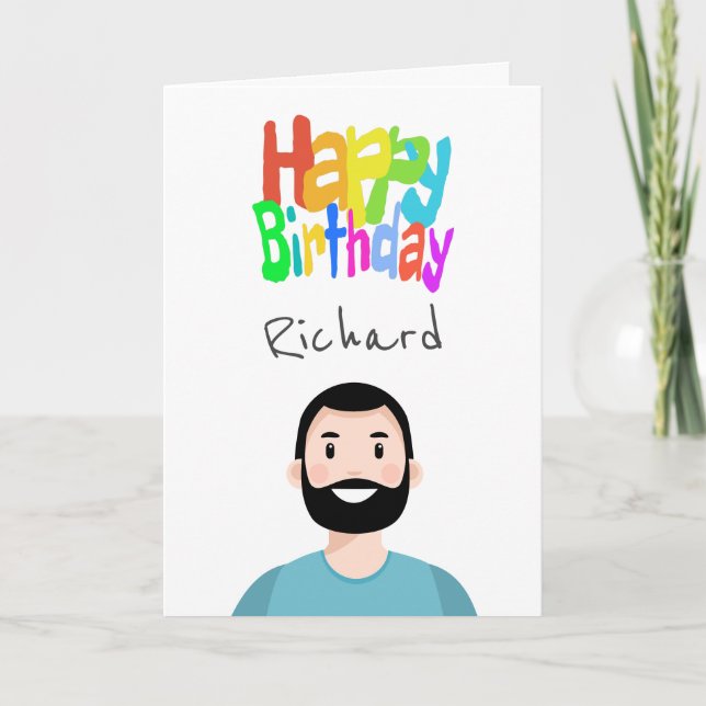 Personalised Avatar Card (Front)