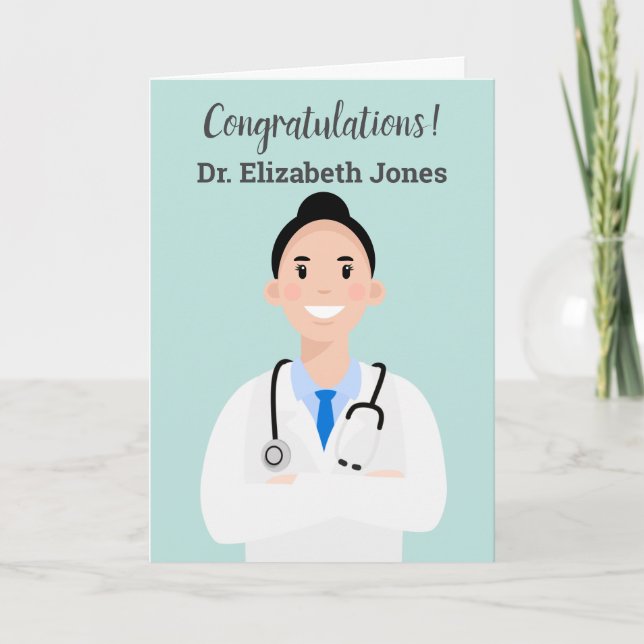 Personalised Avatar Doctor  Card (Front)