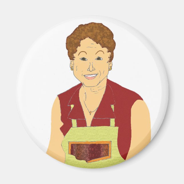 personalised avatar magnet (Front)