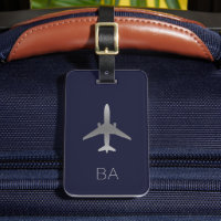 Personalised Aviation Aeroplane Luggage Tag