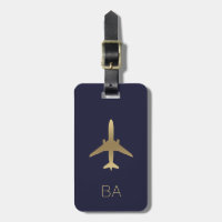 Personalised Aviation Aeroplane Luggage Tag