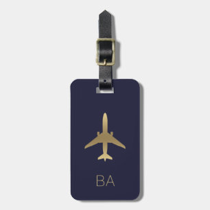 Personalised Aviation Aeroplane Luggage Tag