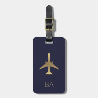 Personalised Aviation Aeroplane Luggage Tag