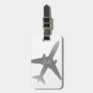 Personalised Aviation Aeroplane Luggage Tag