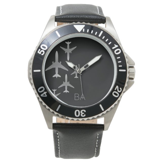 Personalised Aviation Watch (Front)