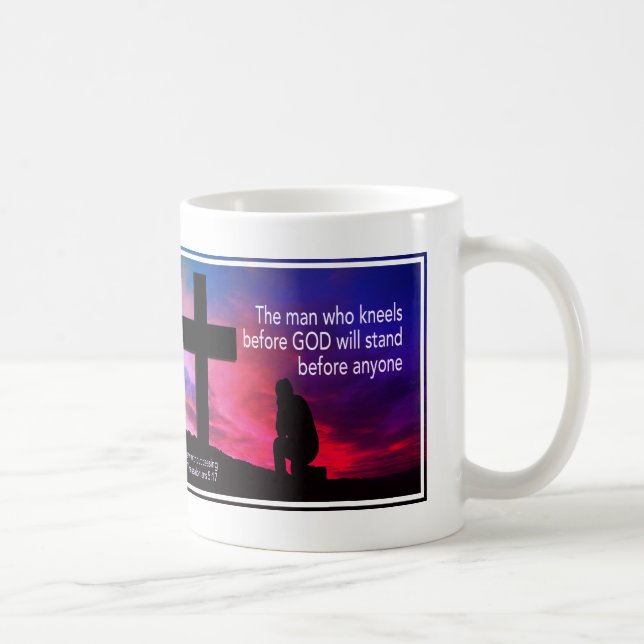 Personalised AWESOME DAD Christian Prayer Coffee Mug (Right)