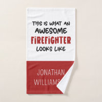 Personalised Awesome Firefighter Funny Firefighter