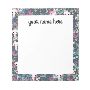 Personalised Axolotl Notepad