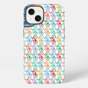 personalised B bike colour pattern iPhone 13 Case