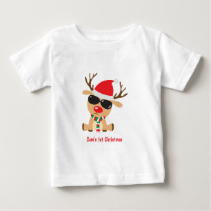 Personalised Baby 1st Christmas T-Shirt