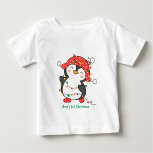 Personalised Baby 1st Christmas T-Shirt