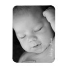 Personalised Baby Announcement Photo Magnet
