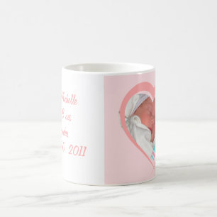 Personalised Baby Birth Announcement Mug