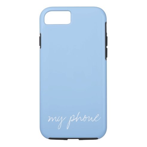 Solid Blue Baby iPhone 8/7 Cases & Covers | Zazzle.co.uk