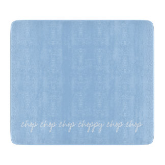 Personalised Baby blue Cutting Board