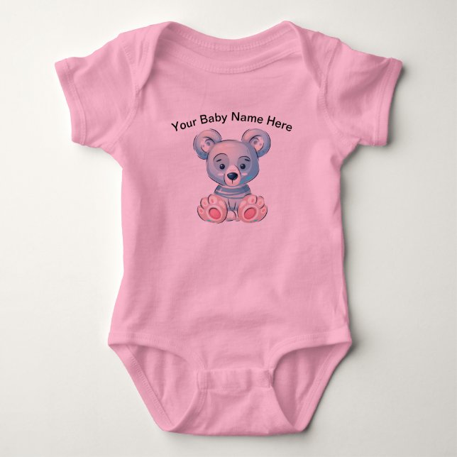 Personalised baby bodysuits collection (Front)