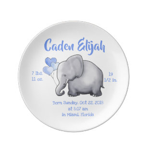 birth plates zazzle uk