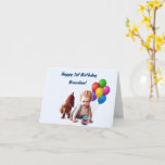 Personalised Baby Boy Birthday Card<br><div class="desc">Don't forget to hand write a special message inside your card!</div>