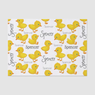 Personalised Baby Chicks Tissue Paper Sheets