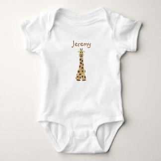 Personalised Baby Clothing - Giraffe Bodysuit