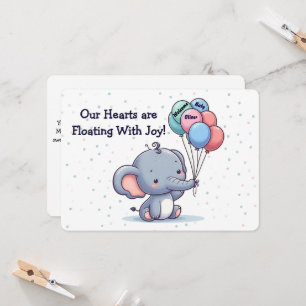 Personalised Baby Congratulations Card