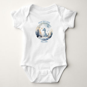 Personalised baby Dinosaur bodysuit