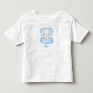 Personalised  Baby Elephant Toddler T-Shirt