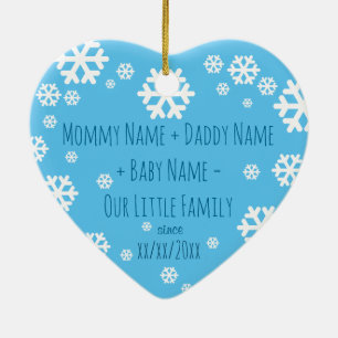 Personalised Baby First Christmas Tree Ornament