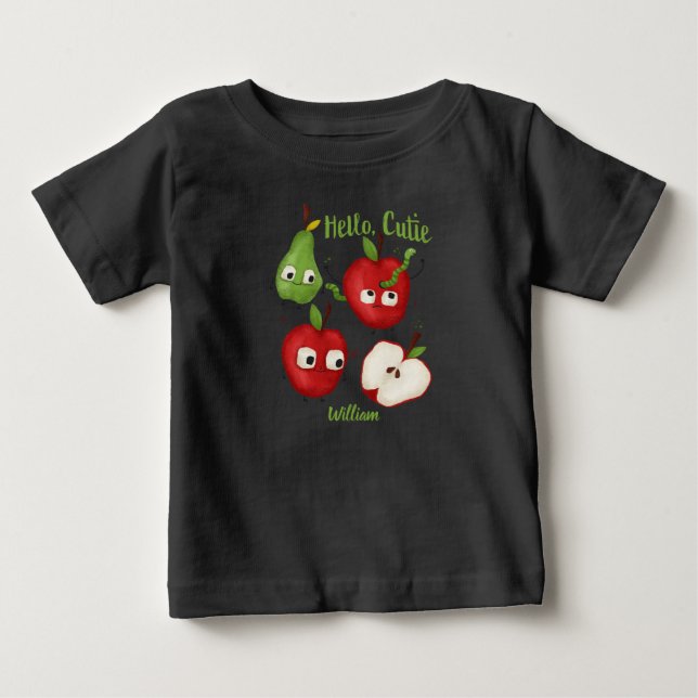 Personalised Baby Fruit Tee (Front)