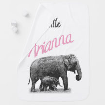 Personalised Baby Girl Blanket "Little Arianna"