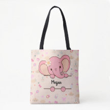 Personalised Baby Girl Tote