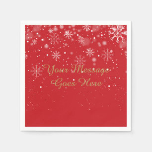 Personalised  Baby It's Cold Outside Napkin