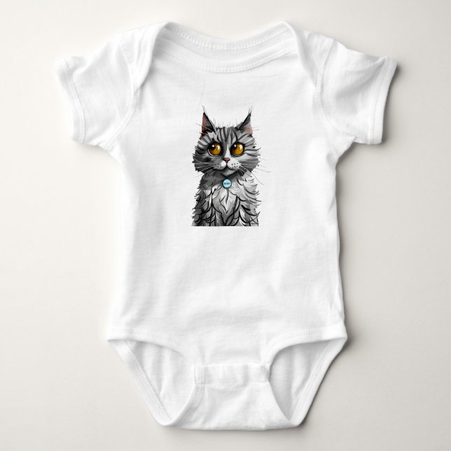 Personalised Baby Jersey Bodysuit (Front)