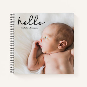 Personalised Baby Journal with Photo and name