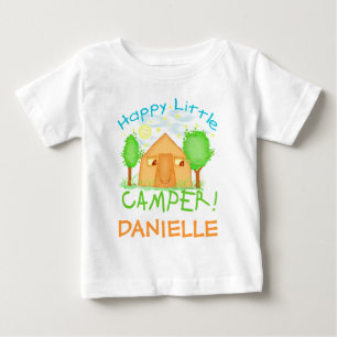 Personalised Baby / Kids Summer Camping T-Shirt