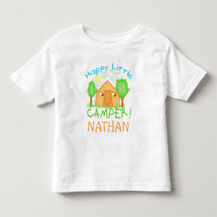 Personalised Baby / Kids Summer Camping T-Shirt