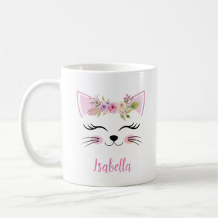 Personalised Baby Kitten head mug