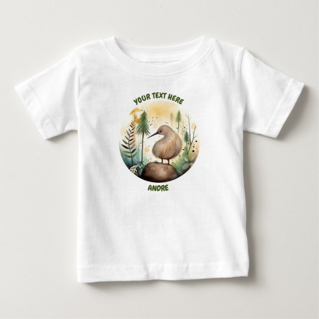 Personalised Baby Kiwi Tee (Front)