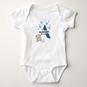 Personalised baby letter or name bodysuit