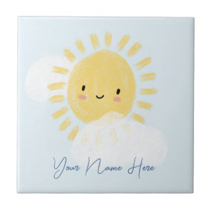 Personalised Baby Momento Keepsake Tile