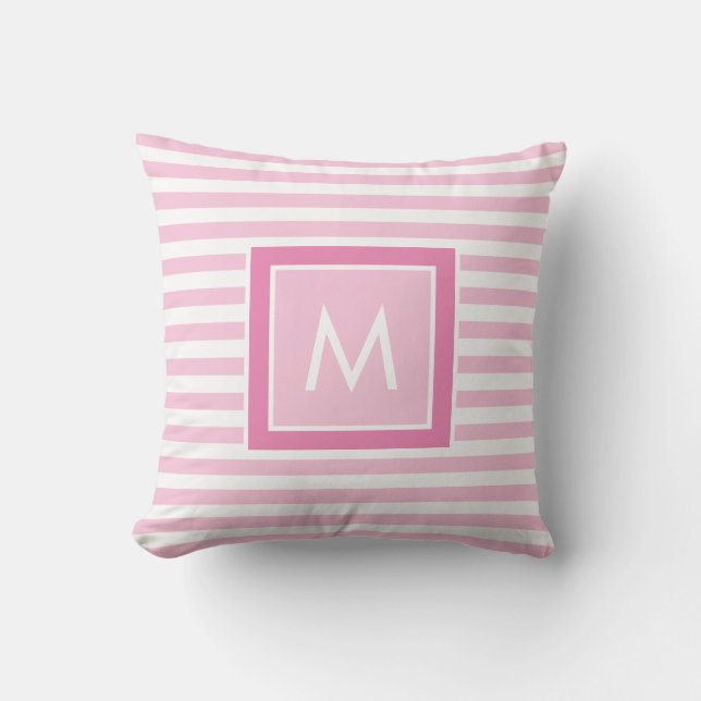 Personalised baby Monogram Cushion (Front)