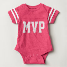 Personalised Baby MVP Football Jersey Bodysuit