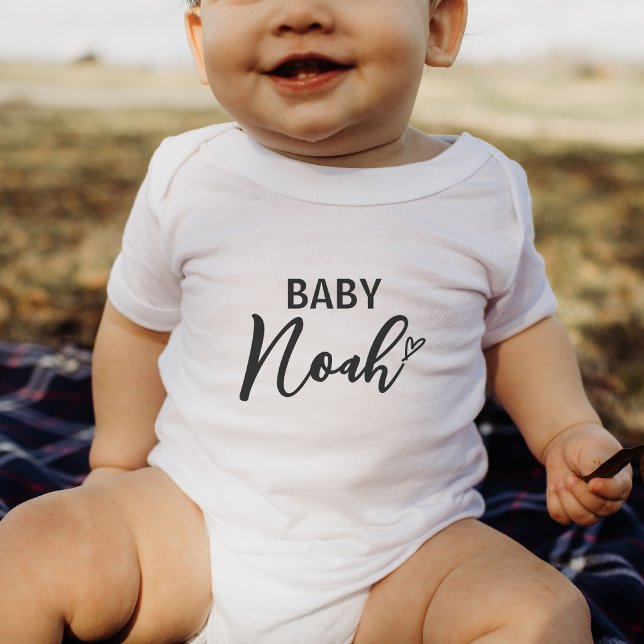 Personalised Baby Name Announcement Gift Bodysuit (Creator Uploaded)