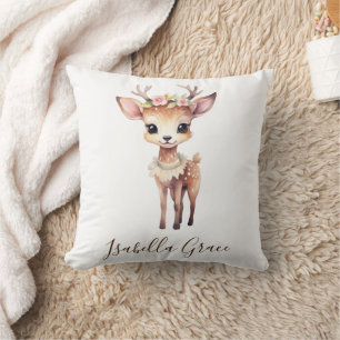 Personalised Baby name throw pillow