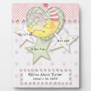 Personalised Baby Name Wall Nursery Art for Girl Plaque