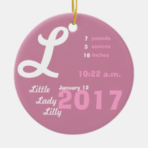 Personalised Baby Ornament