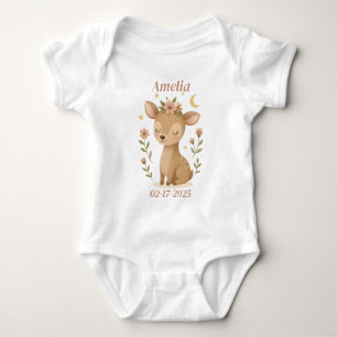 Personalised Baby Outfit – Custom Deer Design Bodysuit