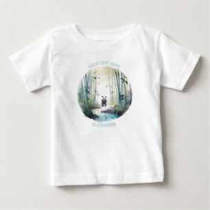 Personalised baby Panda Tee